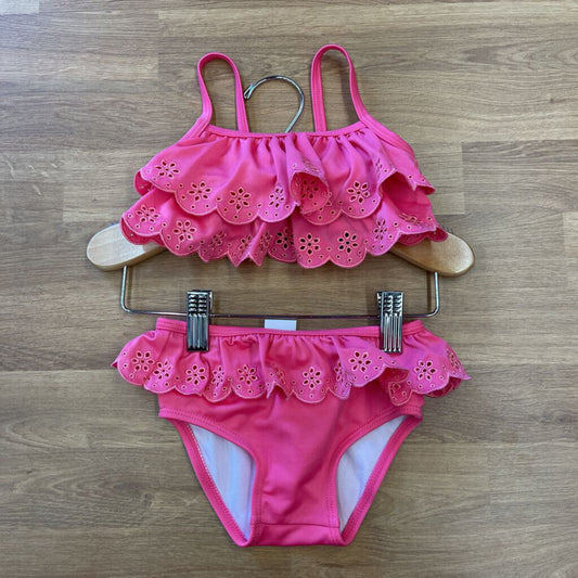 NWT Crazy 8 Eyelet Two Pc Swim - 12/18m