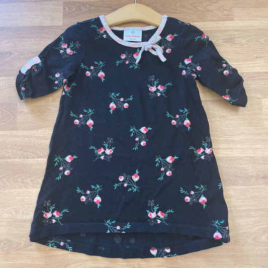 Hanna Andersson 3/4 Sleeve Floral Tunic - 3T