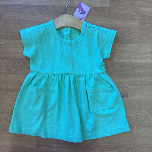NWT Primary SS Pocket Dress 6-12M