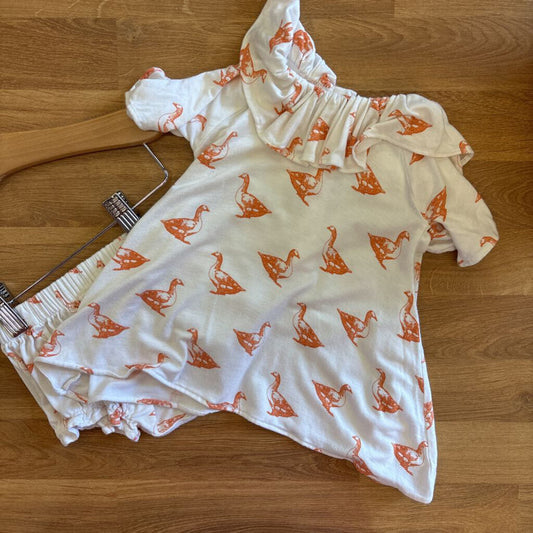 Kate Quinn Bamboo Goose Two Pc Set - 3/6m