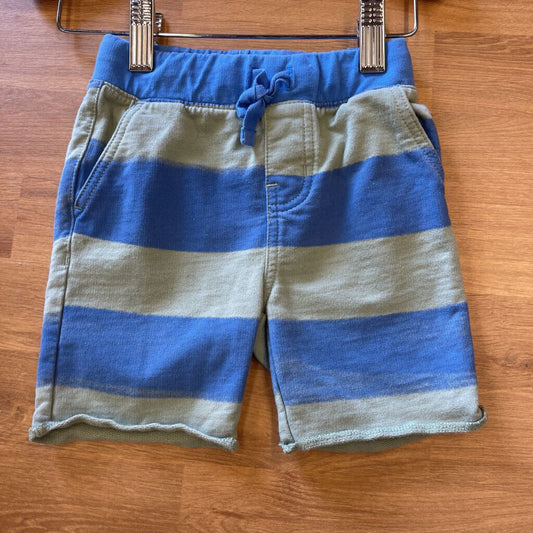 Tea Stripe Shorts - 6/9m