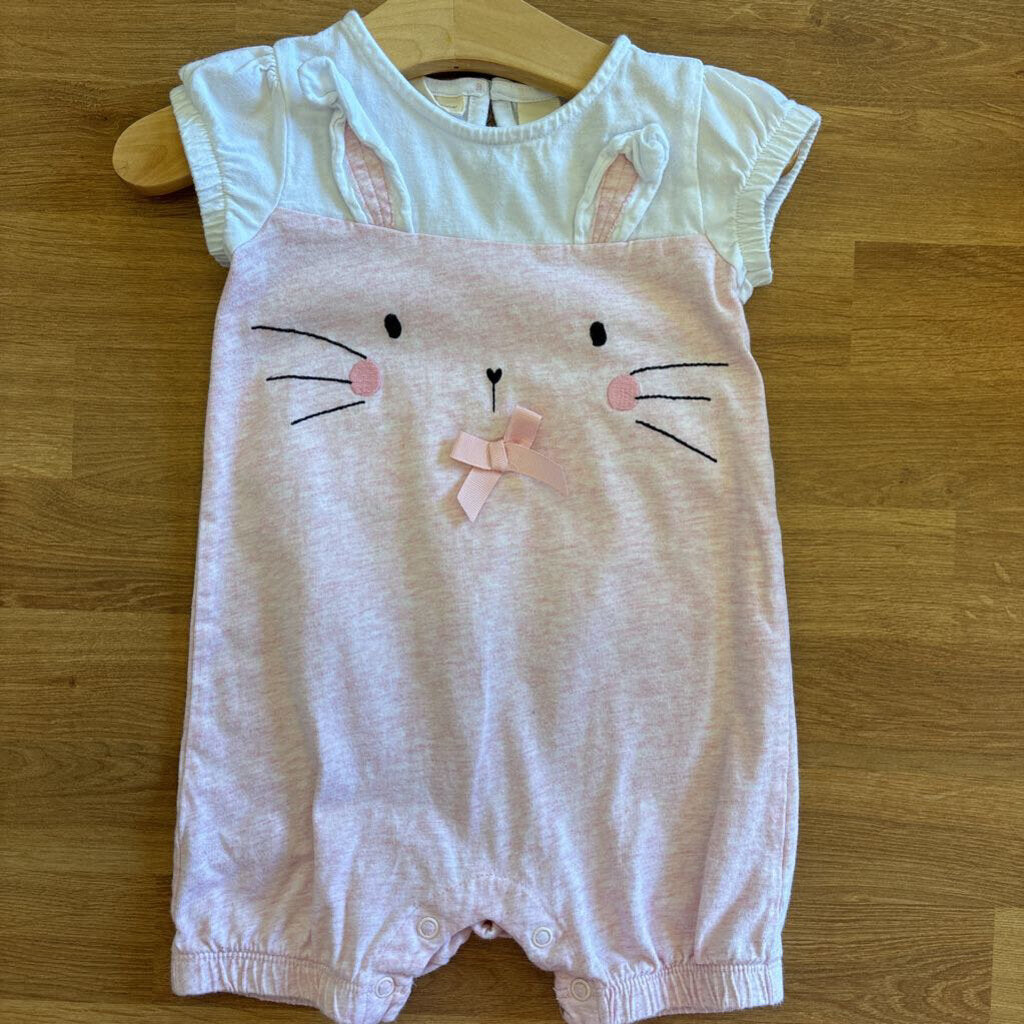 First Impressions Bunny Short Romper - 18m