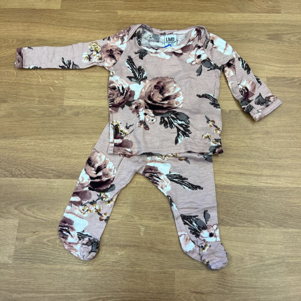 LMD Floral Two Pc Set - PM