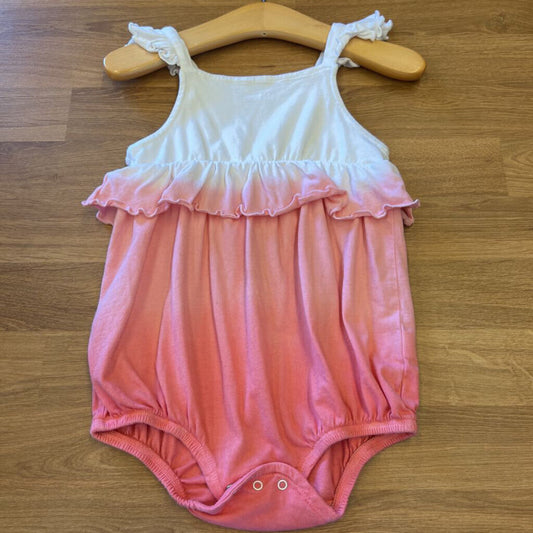 Harper Canyon Ombre Tank Bubble Romper - 12m