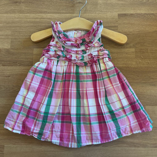 Osh Kosh Plaid Tank Dress - 9m