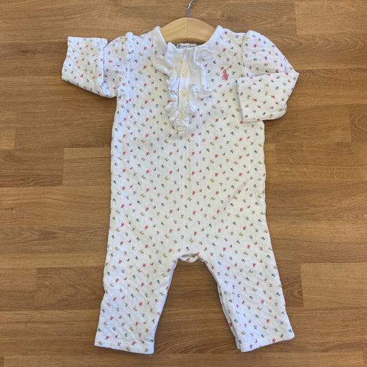 Ralph Lauren Floral Coverall - 6m