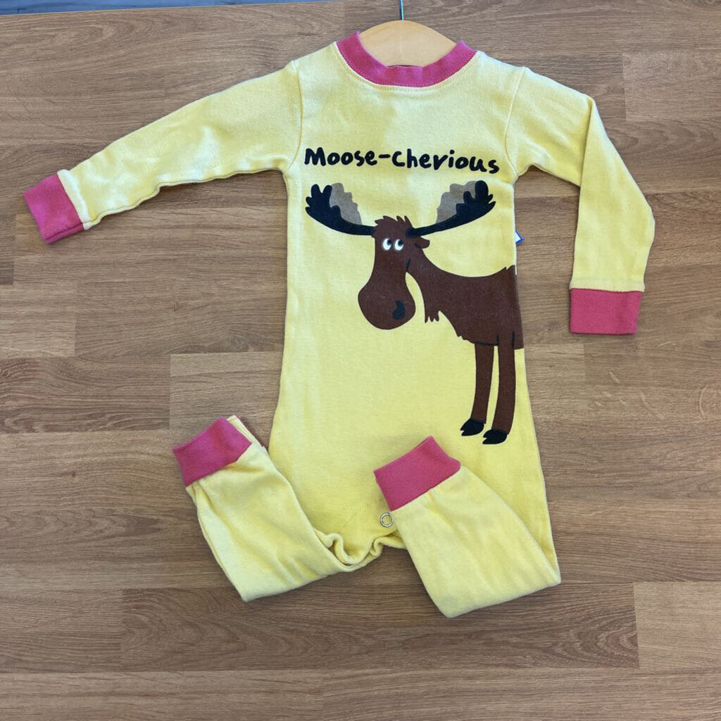 Lazy One Moose Coverall - 12m