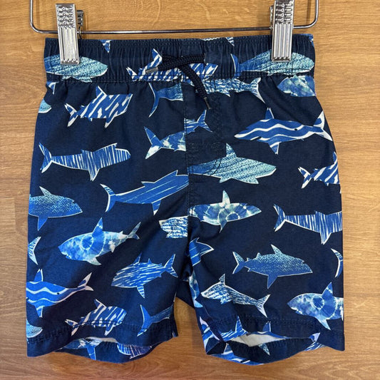 Old Navy Shark Swim Shorts - 2T