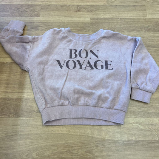 Rylee & Cru Bon Voyage Terrycloth Crewneck - 12/18m