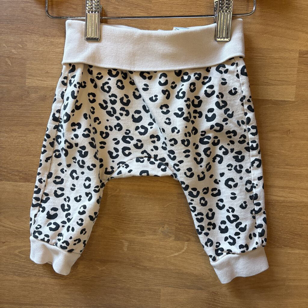 H&M Leopard U Shape Soft Pants - 6m