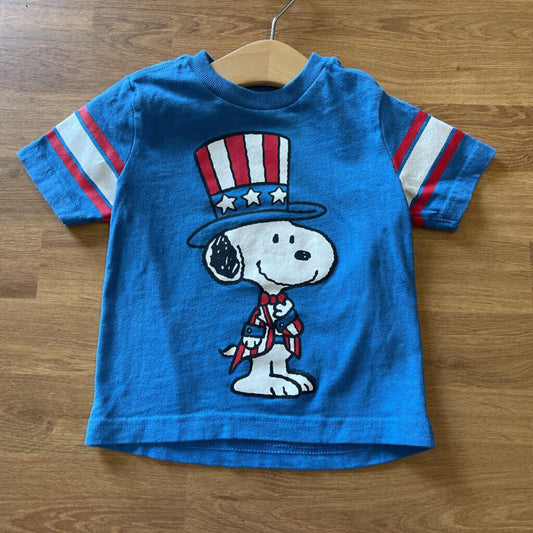 Gym Friends Snoopy SS Tee (wear) - 6/12m