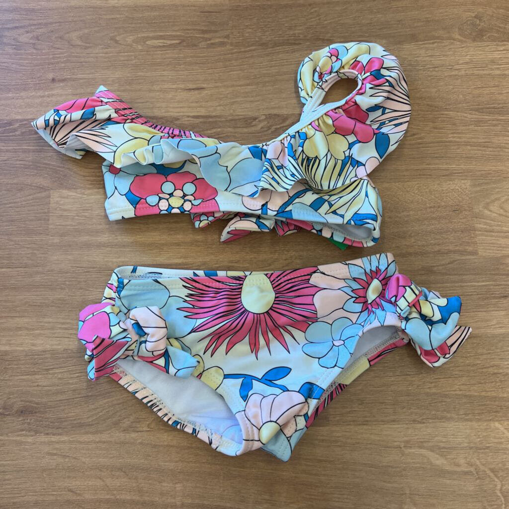 Jessica Simpson Floral Two Pc Swim - 18m