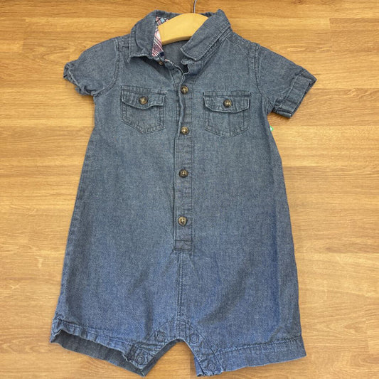 Carter's Chambray Short Romper - 18m