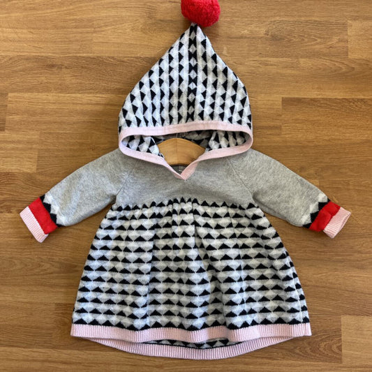 Nordstrom Baby Knit LS Dress - NB