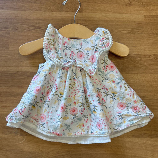 Tommy Bahama Flower Ruffle Tank Dress 3-6M