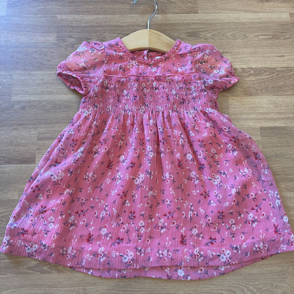 Baby Gap Floral SS Dress - 12/18m