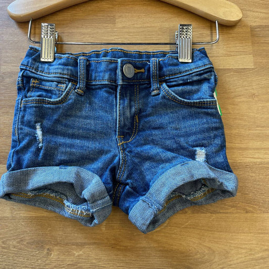 Old Navy Cuffed Denim Shorts - 3T