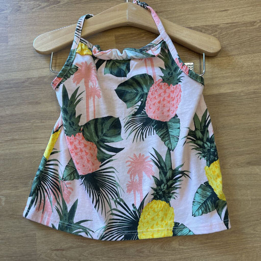 Children's Place Pineapple Halter Tank - 3T