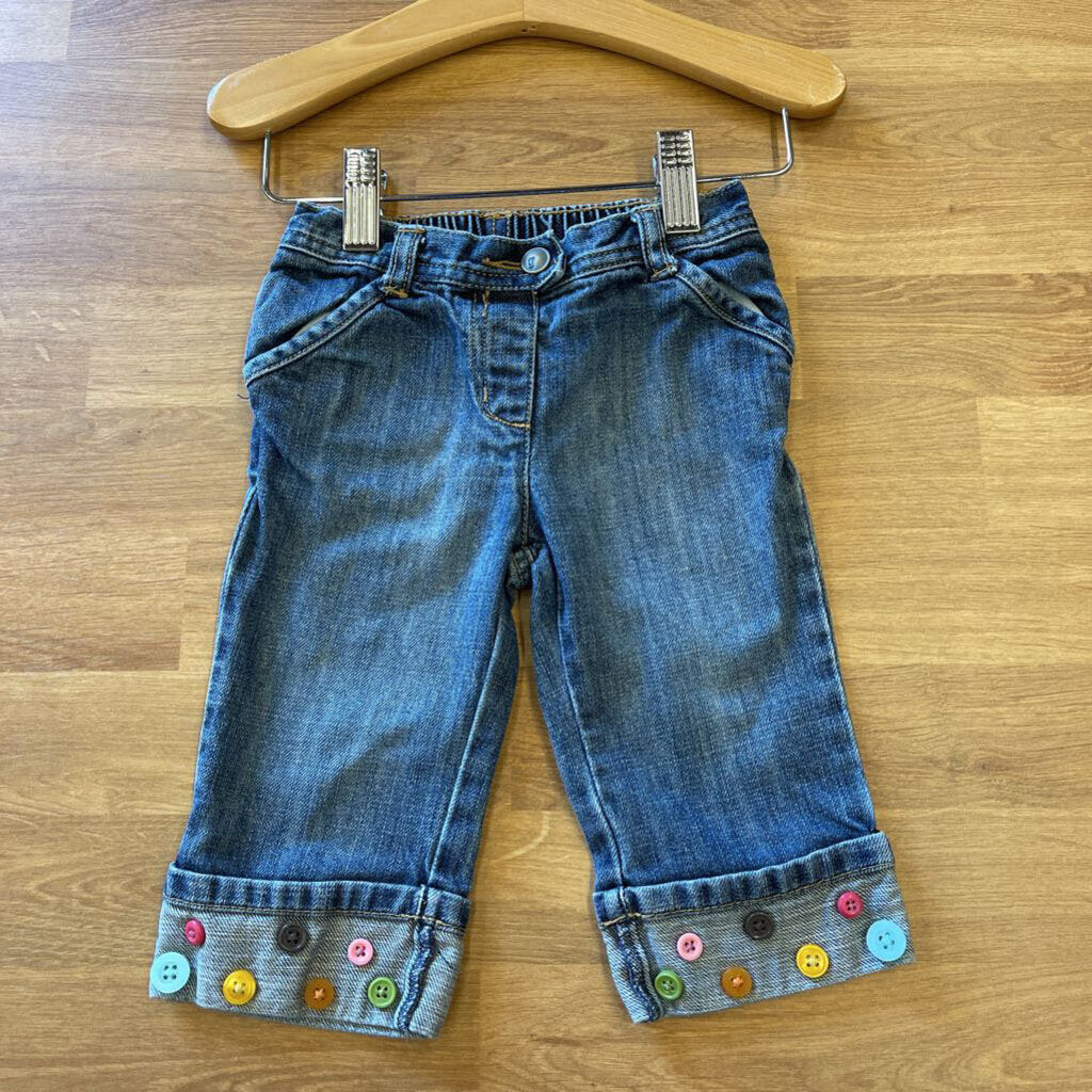 Gymboree Button Jeans - 6/12m