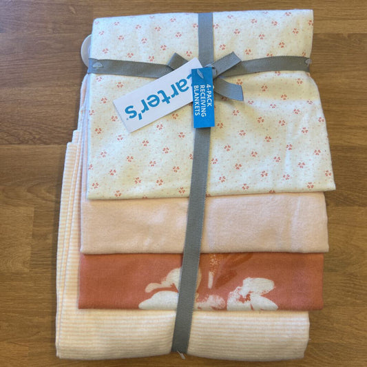 NEW Carter's 4 Pack Receiving Blankets