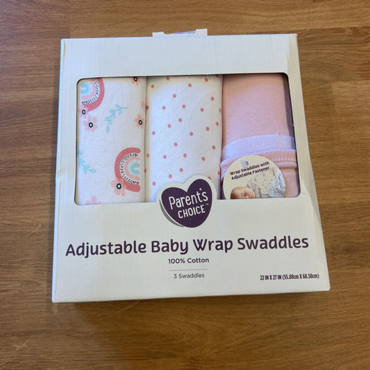 NEW Parent's Choice Baby Wrap Swaddles