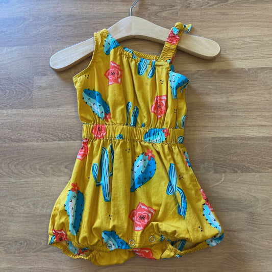 Wrangler Cactus Tank Romper - 6/9m
