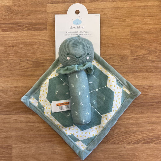 NEW Cloud Island Crinkle Rattle