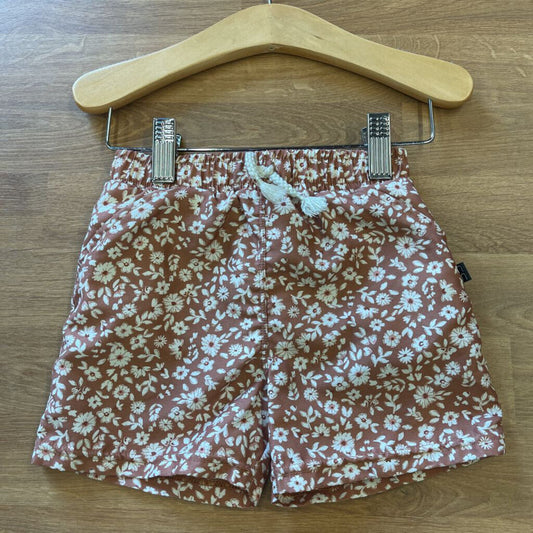 Modern Moments Floral Swim Shorts - 2T