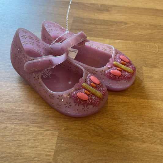 Old Navy Pink Butterfly Jelly Sandals - 7