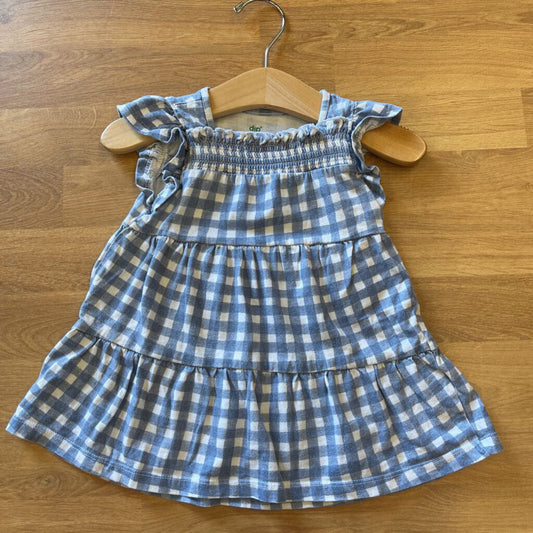Dip Gingham SS Dress - 6/12m