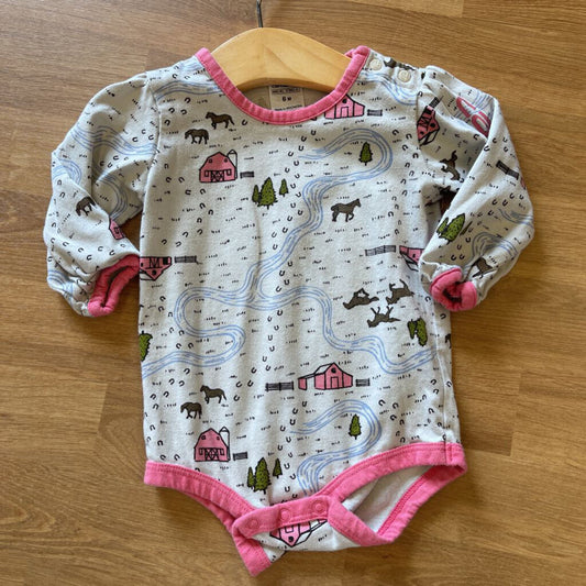 Carhartt Horse LS Onesie - 6m