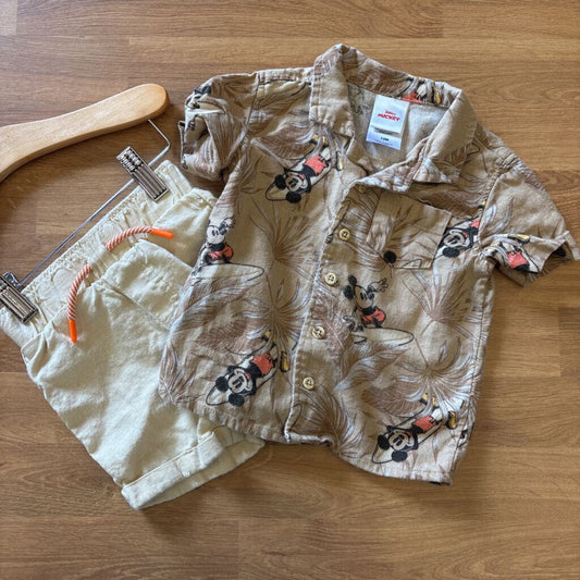 Disney Jr. Mickey Two Pc Set - 12m