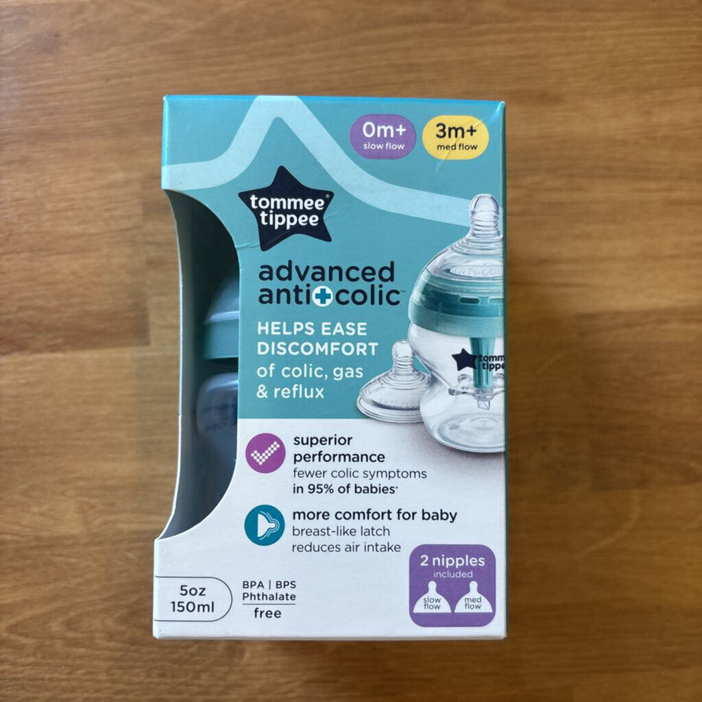 NEW Tommee Tippee Advanced Anti Colic 5oz Bottle