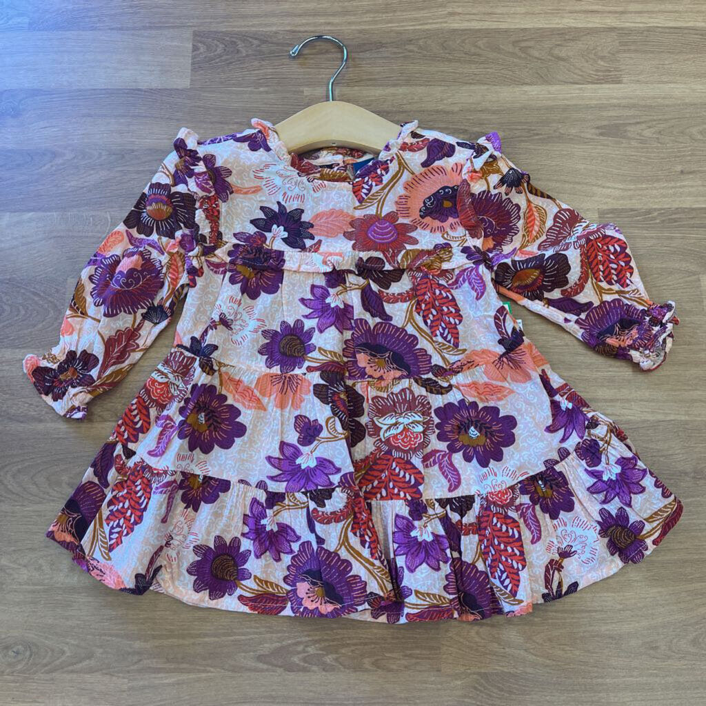 NWT Old Navy Floral LS Dress - 12/18m