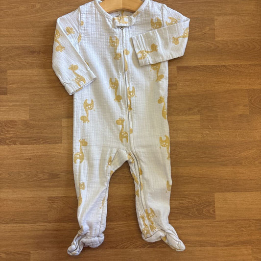 Aden + Anais Giraffe Linen Sleeper - 6/9m