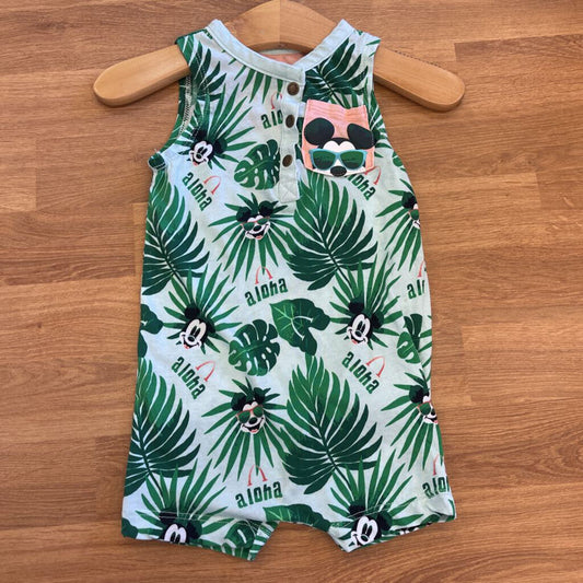 Aulani Aloha Tank Romper - 3/6m