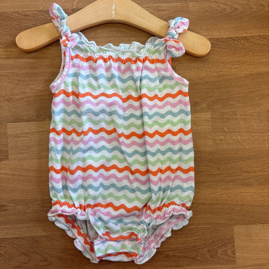 Old Navy Wave Tank Romper - 12/18m
