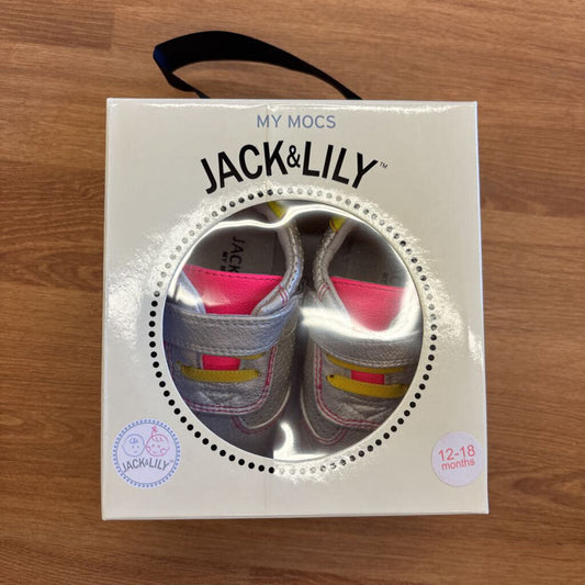 NEW Jack & Lily Grey Mocs - 12/18m