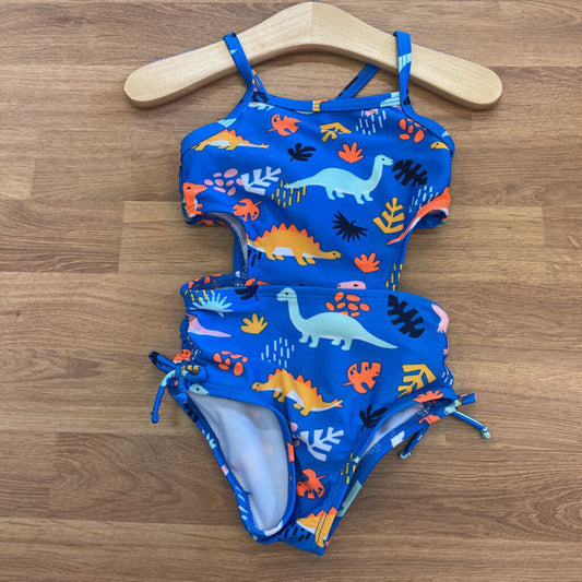 Cat & Jack Dino One Pc Swim - 2T