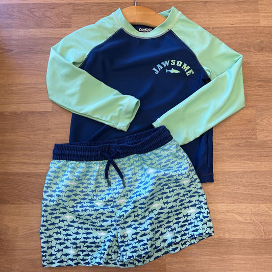 Osh Kosh Shark Two PC Swim - 2T