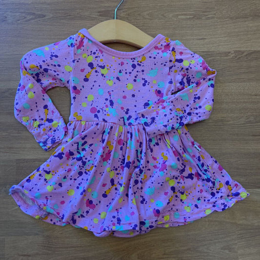 Play SS Twirl Splatter Bodysuit - 3/6m