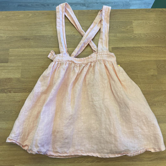 Fin & Vince Linen Suspender Skirt - 4/5