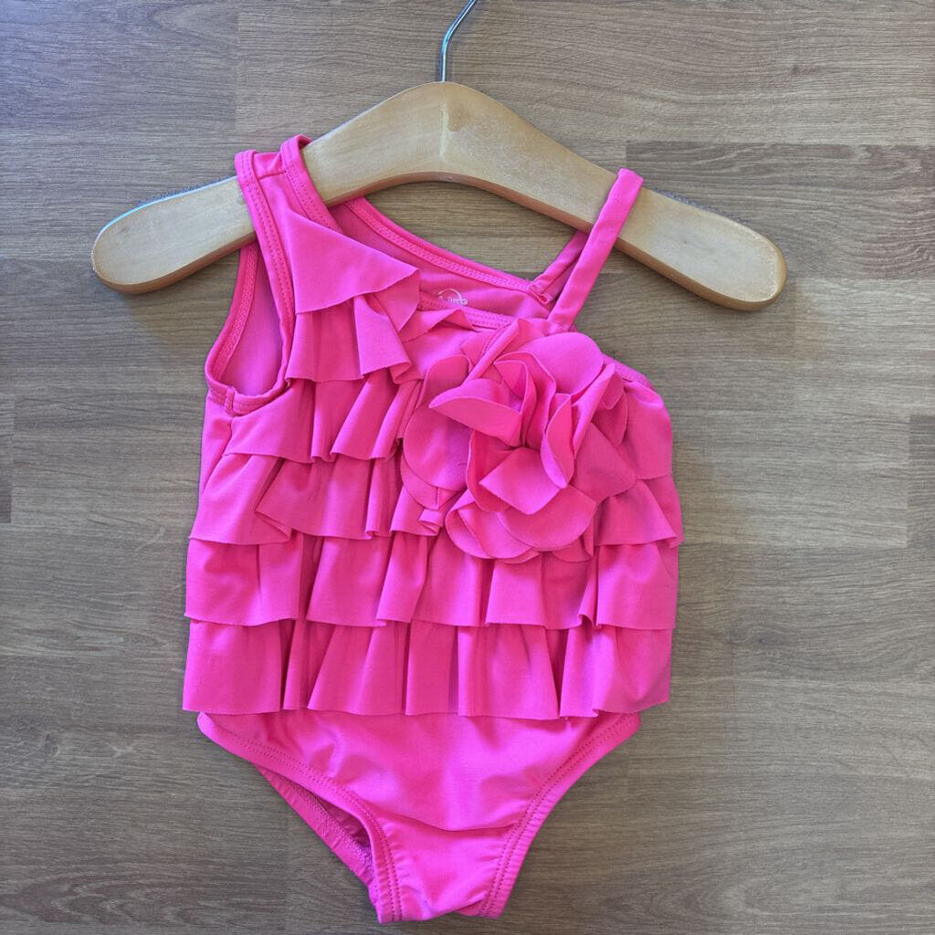Children's Place Ruffle One PC Swimsuit 9-12m