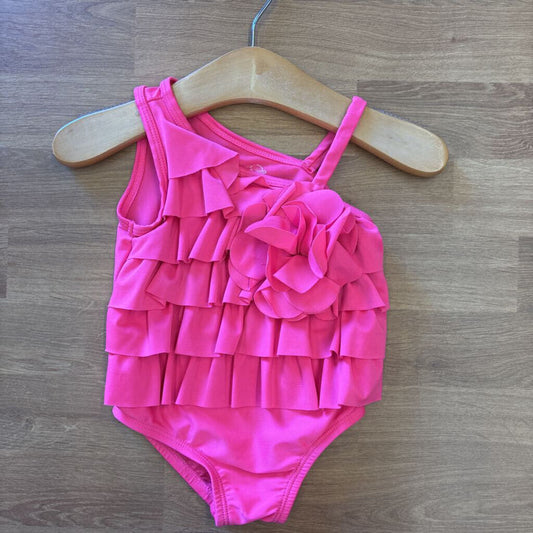 Children's Place Ruffle One PC Swimsuit 9-12m