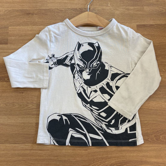 H&M Black Panther LS Tee 3/4T