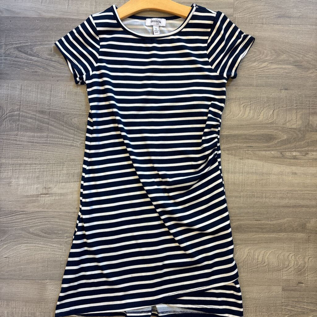 Speechless Kids Stripe SS Dress - 10