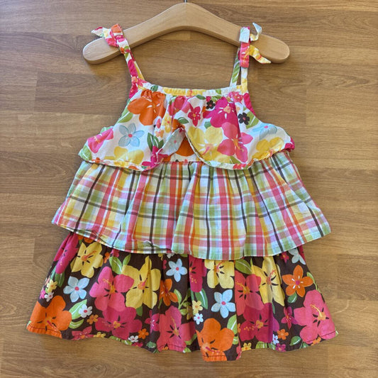 Gymboree Floral Tiered Tank - 6