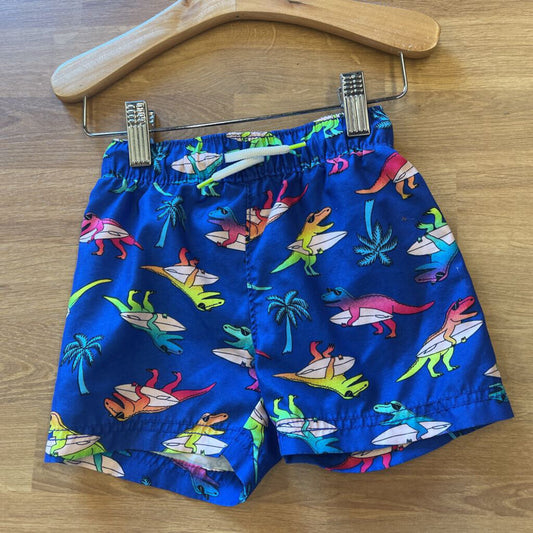 Old Navy Dino Swim Shorts - 18/24m