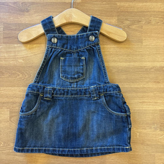 Old Navy Denim Jumper - 6/12m