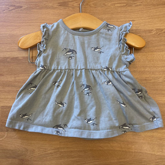 PNW Baby Whale Two Pc Set - 6/9m